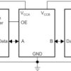 1-bit bidirectional voltage-level shifter for open-drain and push-pull applications