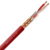 Kabel mikrofonowy czerwony 2x0,23mm² OFC Twinax PVC MIC-100-RED /100m/