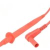 Przewód pomiarowy 20A Dł: 1m czerwony Pokrycie: niklowany 66.9007-10022