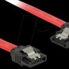 83962 SATA 6 Gb/s male>male lft. ang. 20 cm red
