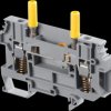 Terminal block, screw connection, 6.0 mm², 24 A, 6 kV, gray, 1SNA115831R0400