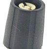 Pokrętło potencjometru oś: 3.2mm średnica: 11.5mm Okrągłe Nylon Czarny Sifam