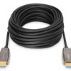 Kabel połączeniowy hybrydowy AOC HDMI 2.1 Ultra High Speed 8K 60Hz UHD HDMI A-HDMI A M-M czarny 10m AK-330126-100-S