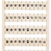 Marker card for terminal block plug, 793-650