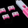 UL03PKPK Port lock, USB type A, 6 pieces, with key, pink