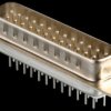 D-SUB plug, 25-pin, PCB design