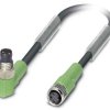 Kabel do czujników/elementów wykonawczych Phoenix Contact SAC-3P-M 8MR/1,5-PUR/M 8FS 1682045, złącze żeńskie M8, proste,