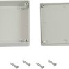 Hammond Electronics 1551XGY Obudowa uniwersalna 80 x 80 x 20 ABS szary 1 szt.
