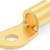 Uninsulated ring cable lug, 8 mm², AWG 8, 4.34 mm, M4, 1958437-1
