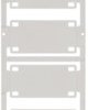 PA cable maker, inscribable, (W x H) 60 x 30 mm, max. bundle Ø 40 mm, gray, 1083250000