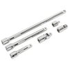 Sealey AK7690 Wobble/Rigid Extension Bar Adaptor & Uni Joint Set 6pc 3/8"SqDrive