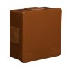 Puszka n/t hermetyczna pusta 86x86x40mm IP55 brąz VP 001-02 61.102