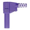 Stäubli 222667-26 SLS425-SW safety plug 4mm right angle 1pc lamellae plug