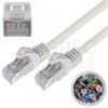 Patchcord S/FTP kat.7 PiMF kabel sieciowy LAN 2x RJ45 linka bezhalogenowy LSOH szary 2m NEKU