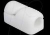 18404 Cable holder self-closing and self-adhesive 3 pieces black / whi