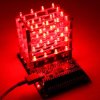Pico Cube - Assembled (Red LEDs)