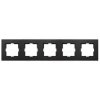 Panasonic NOVELLA Ramka 5-krotna czarna 92180655M