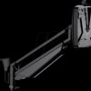 990+1078+000 Monitor holder, 1 display, slat wall mount, black, 2 - 7 kg