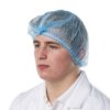 Siatka do włosów, typ: Czepek, Niebieski, zastosowanie: Przemysł spożywczy, Jednorazowe, Polipropylenowe, Jeden rozmiar