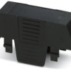 Upper part of housing, ABS/PC, (W x H x D) 22.6 x 75.26 x 36.95 mm, black, for enclosure, 1074970