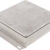 Aluminum die cast enclosure, (L x W x H) 120 x 120 x 34 mm, natural, IP65, 1590WQF