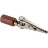 Zacisk krokodylkowy 10A izolowany 7.9mm Czerwony Mueller Electric