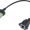 adapter RJ45 Renkforce RF-6443976 RF-6443976, 30 cm, 1 szt.