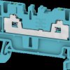 2986550000 Feed-through terminal block S2C SNAP IN, 1.5 mm², blue