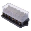 6 Way Standard Blade Fuse Box Holder