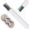 Kabel instalacyjny płaski YDYp 3x2,5mm2 biały 450/750V drut NKT instal PLUS