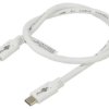 Kabel USB 3.2 USB C wtyk, z obu stron 0,5m biały 5Gbps 60W 67193