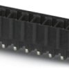 Pin header, 2 pole, pitch 3.5 mm, straight, black, 1780202