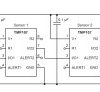 Automotive Grade, ±0.4°C Temperature Sensor with Daisy-Chain UART, EEPROM, and Alert Function