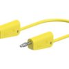 Przewód pomiarowy 64.1030-07524, 19A, 30 → 60V, kolor: Żółty, dł. 75cm, Staubli