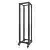 Szafa stojąca OPEN RACK 19 42U 600x1000mm do serwerów i magazynów energii otwarta czarna LANBERG