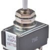 Przełącznik Wł.-wł.-wł. średnica wycięcia 6.2mm 4PDT KNITTER-SWITCH Montaż panelowy długość przełącznika 10.5mm