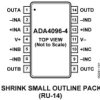 30 V, Micropower, Overvoltage Protection, Rail-to-Rail Input/Output Quad Op Amplifier