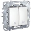 UNICA Wyłącznik żaluzjowy zwierny przycisk biel polarna MGU50.207.18Z SCHNEIDER ELECTRIC