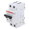 S202-C2 Wyłącznik nadprądowy, 230/400VAC, Prąd znamionowy: 2A, 2-biegunowy