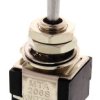 Przełącznik Wł.-wł.-wł. średnica wycięcia 6.2mm DPDT KNITTER-SWITCH Montaż panelowy długość przełącznika 10.5mm
