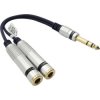 Adapter Jack 6,3 Stereo - 1 Wtyk - 2 Gniazda, Rozgałęźnik, JR362 VITALCO