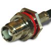 TNC panel socket 50 Ω, RG-58, RG-141, LMR-195, Belden 7806A, Belden 9311, crimp connection, straight, 122160