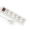 Przedłużacz z wyłącznikiem ECONOMIC 5-gniazd b/u 5m /H05VV-F 2x1/ EPS-55W