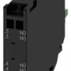 Blok styków z 2 elementami łączeniowymi, 2NO, przyłącze sprężynowe, do montażu do płyty czołowej, 3SU1400-1AA10-3DA0