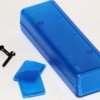ABS device enclosure, (L x W x H) 114 x 36 x 25 mm, blue/transparent, IP54, 1593DTBU