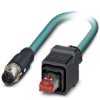 Kabel Ethernet Cat5 długość 1m Z zakończeniem Phoenix Contact