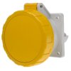 32A Gniazdo 100 → 130 V. Scame Żółty Montaż na panelu IP67