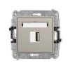 MINI Mechanizm ładowarki USB pojedynczej USB A, 5W max., 5V, 1A taupe 60MCUSB-1