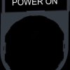 ZBY2326 Legend holder 30x40 mm, for Ø 22-mm devices, with POWER ON sign