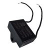 KONDENSATOR ROZRUCHOWY 1uF/450V 37X23X13MM KOSTKA Z PRZEWODAMI